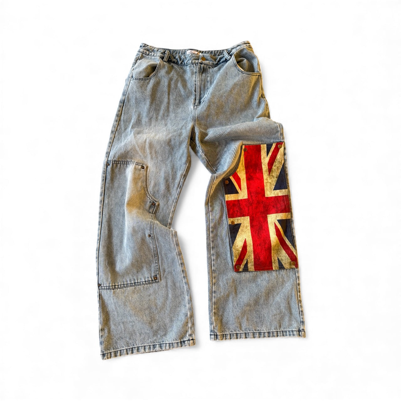 light wash interchangeable carpenter denim