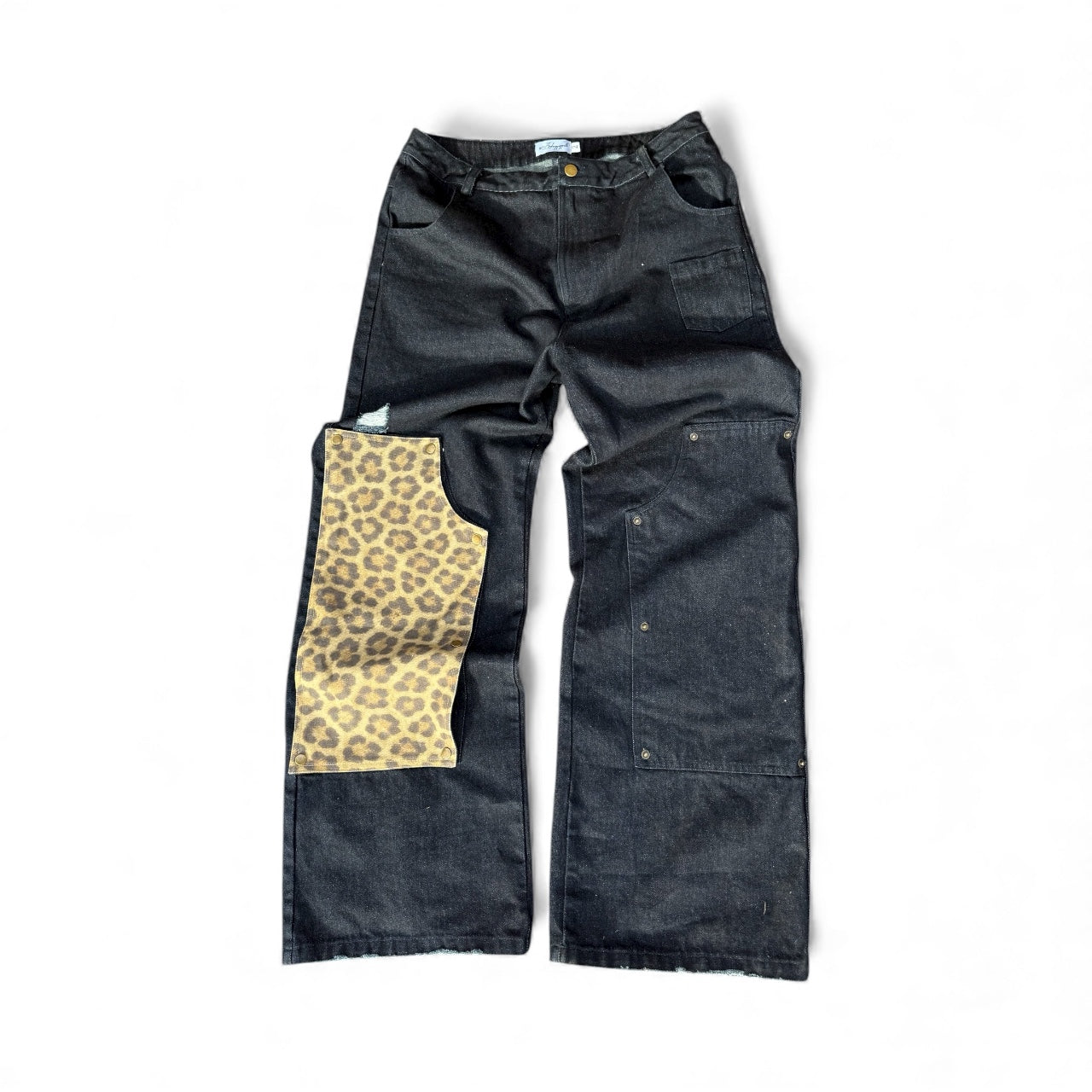 interchangeable raw denim carpenters
