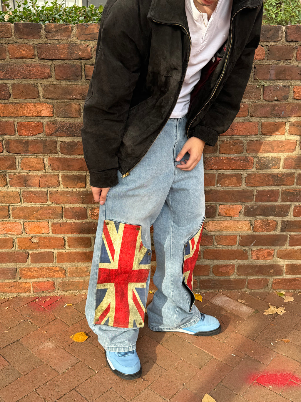 light wash interchangeable carpenter denim