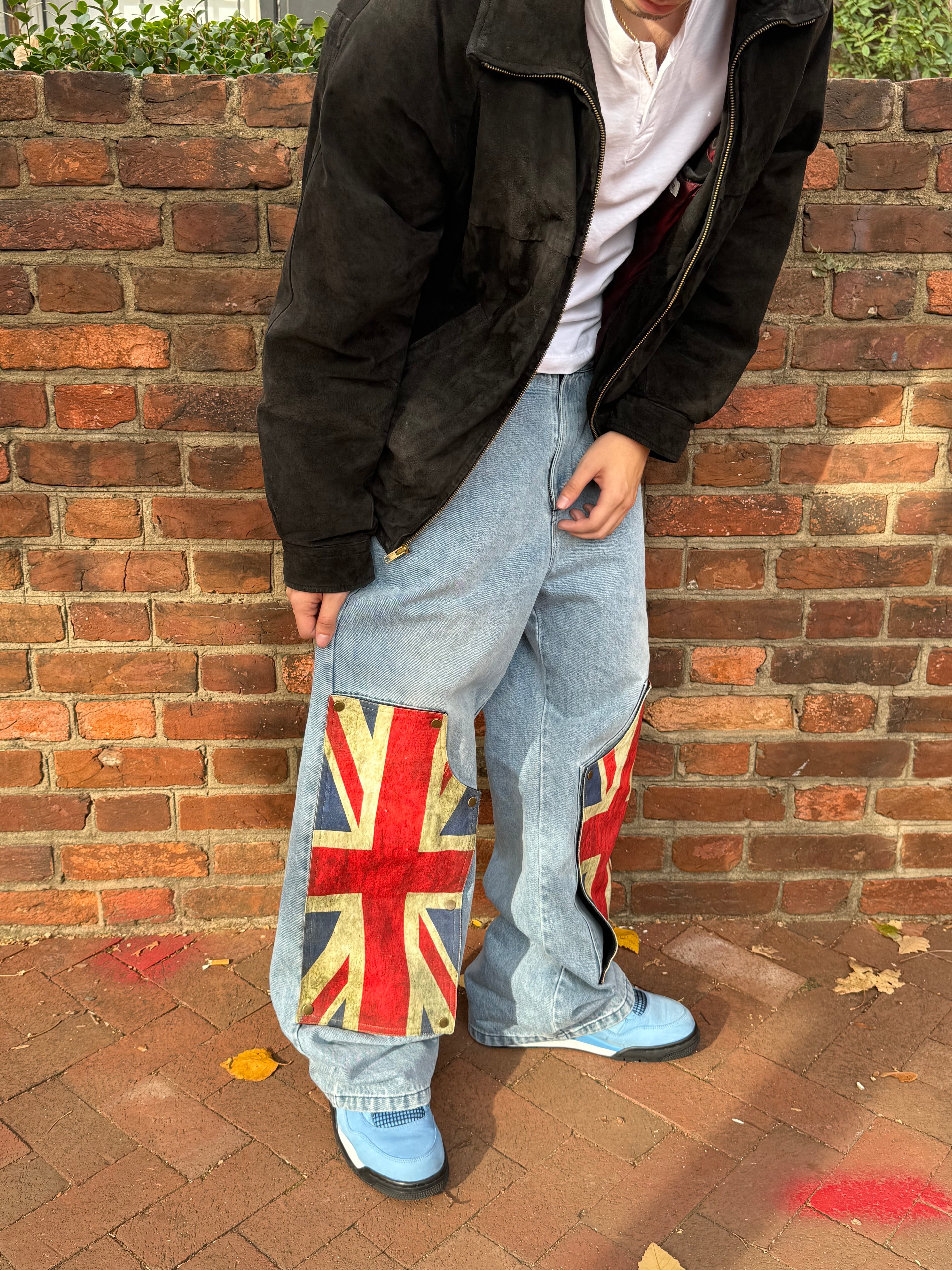 light wash interchangeable carpenter denim