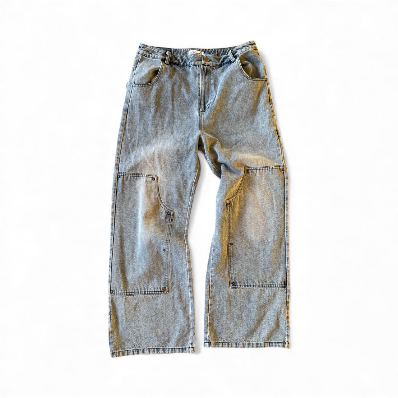 light wash interchangeable carpenter denim